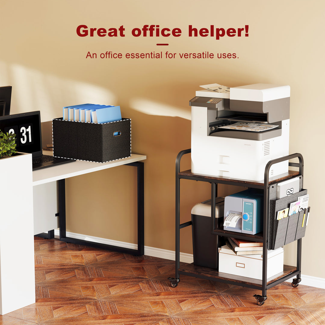 3 Tier Heavy-duty Printer Stand for Home Office