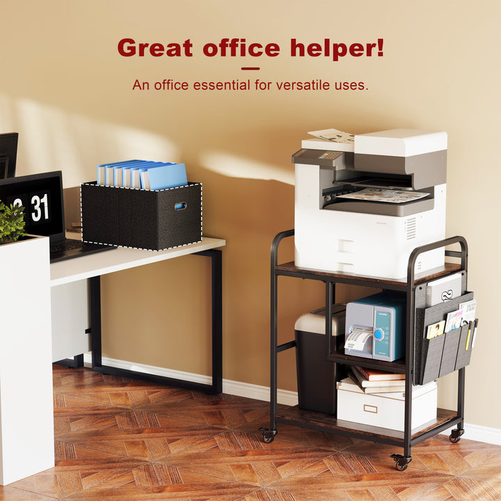 3 Tier Heavy-duty Printer Stand for Home Office
