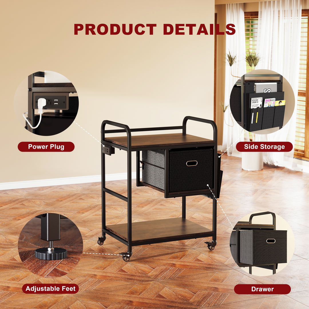 3 Tier Heavy-duty Printer Stand for Home Office