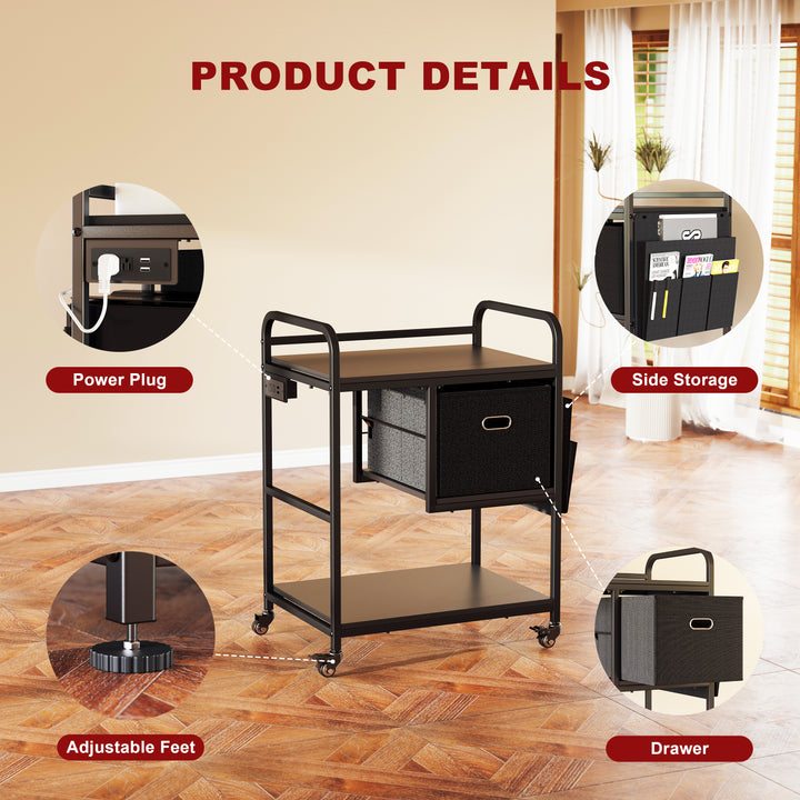 3 Tier Heavy-duty Printer Stand for Home Office