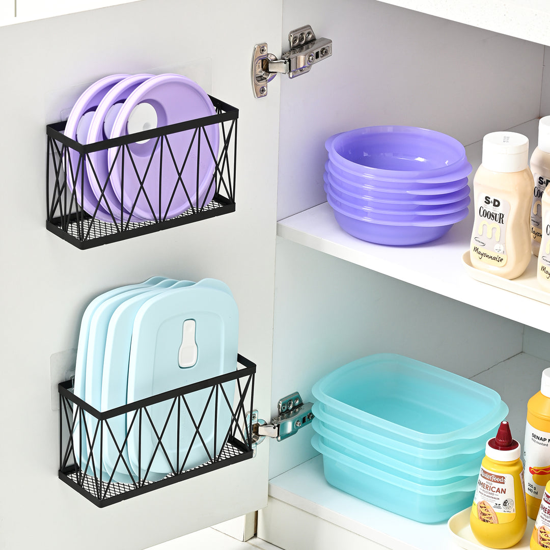 Cabinet Organizer - Adhesive Lid Organizer