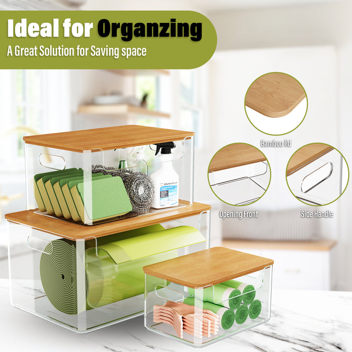 Trash Bag Holder Dispenser with Lid