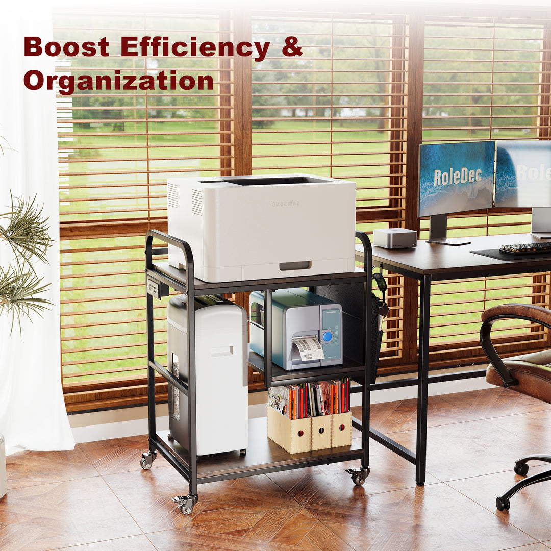 3 Tier Heavy-duty Printer Stand for Home Office