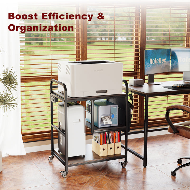 3 Tier Heavy-duty Printer Stand for Home Office