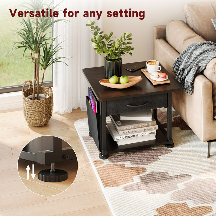 2 Tier Industrial-Grade Printer Stand with Drawer