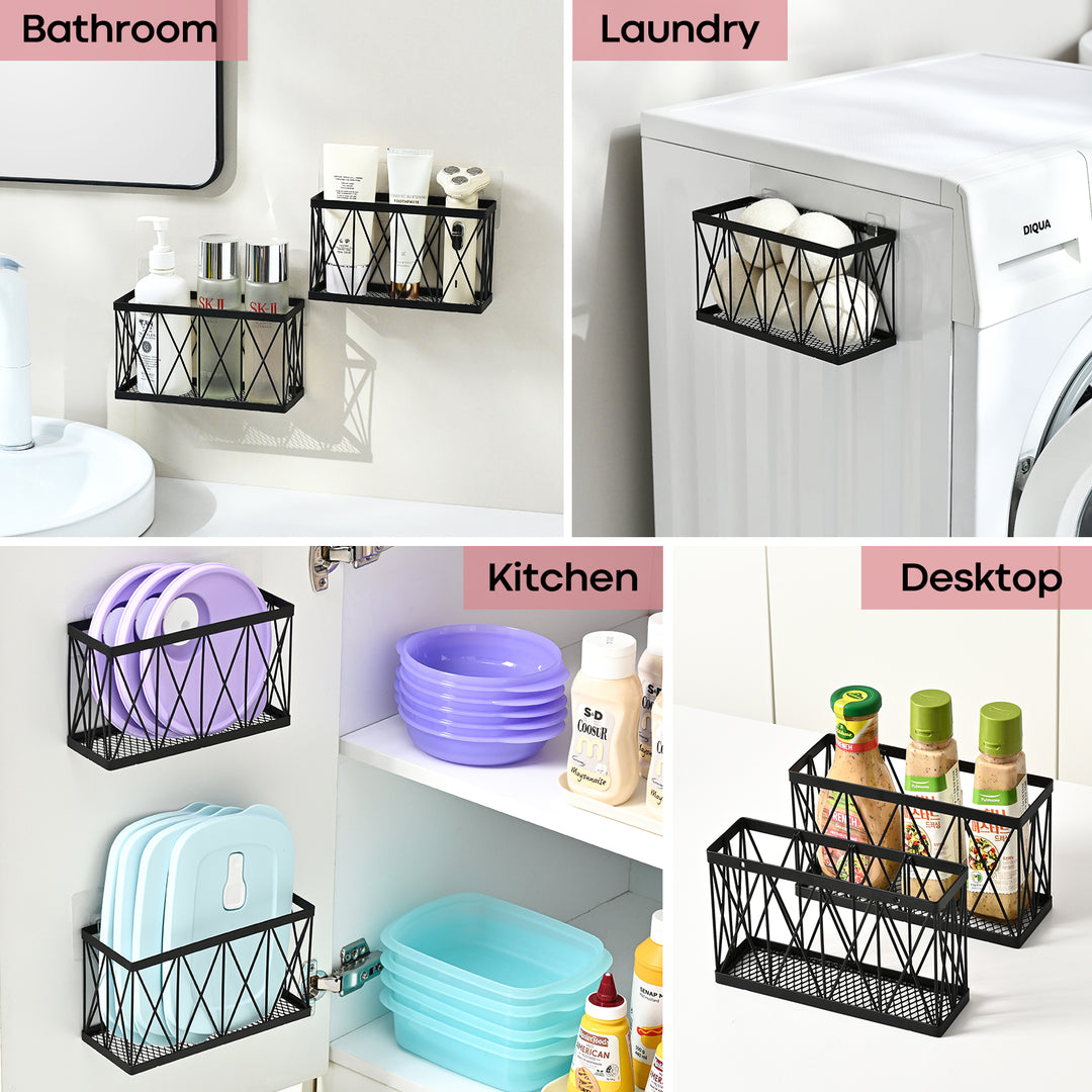 Cabinet Organizer - Adhesive Lid Organizer